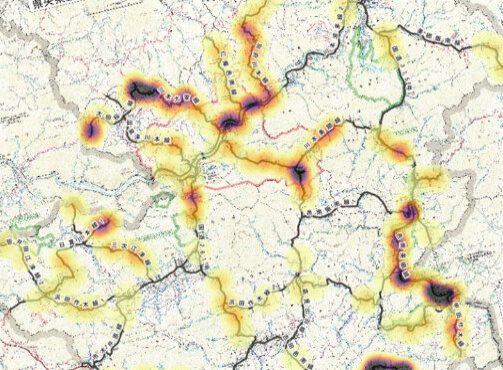 落石斜面の空間解析